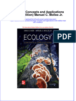 Ebook Ecology Concepts and Applications Ninth Edition Manuel C Molles JR Online PDF All Chapter