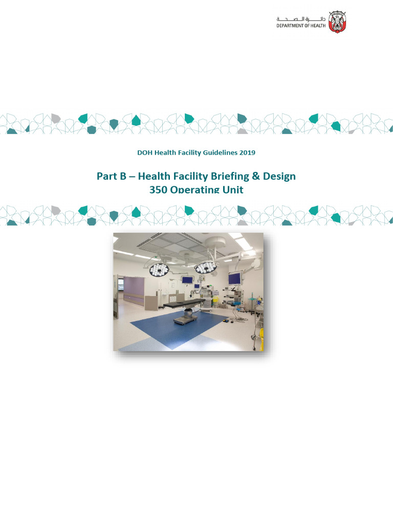 DOH Part B Operating Unit | PDF | Surgery | Patient