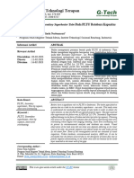 G-Tech: Jurnal Teknologi Terapan: Analisis Kegagalan Secondary Superheater Tube Pada PLTU Batubara Kapasitas 600 MW