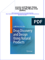 Download Drug Discovery And Design Using Natural Products Jorddy Neves Cruz Editor online ebook  texxtbook full chapter pdf 