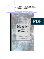 Ebook Education and Poverty 1St Edition Alfredo Gaete Online PDF All Chapter