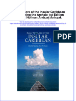 Download Early Settlers Of The Insular Caribbean Dearchaizing The Archaic 1St Edition Corinne Hofman Andrzej Antczak online ebook  texxtbook full chapter pdf 