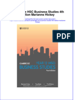 Ebook Cambridge HSC Business Studies 4Th Edition Marianne Hickey Online PDF All Chapter