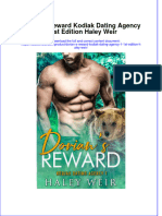 Download Dorian S Reward Kodiak Dating Agency 1 1St Edition Haley Weir online ebook  texxtbook full chapter pdf 