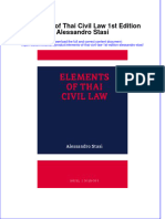 Elements of Thai Civil Law 1St Edition Alessandro Stasi Online Ebook Texxtbook Full Chapter PDF