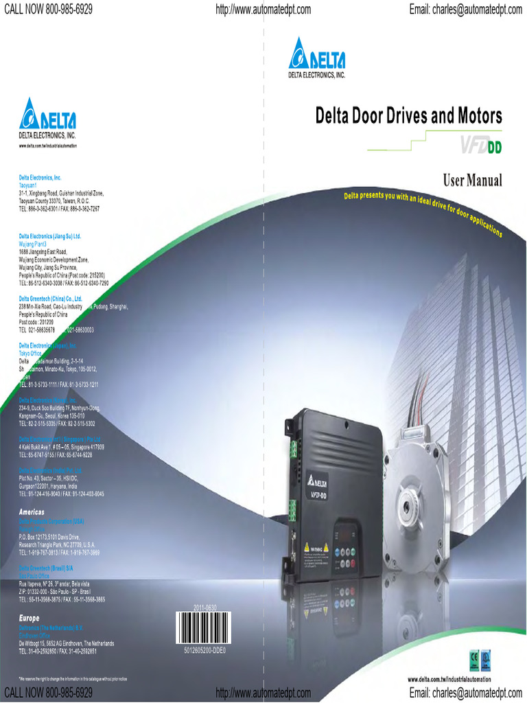 VFD-DD Series Manual & Error Codes | PDF | Alternating Current | Mains ...