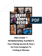 Playboy PIMPs Top 5 Dating Secrets How I Go From Instagram To Fucking A Woman PDF