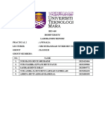 Lab Report Bio460 Experiment 2