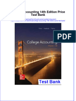 PDF College Accounting 14Th Edition Price Test Bank Online Ebook Full Chapter
