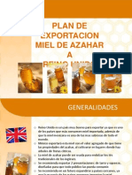 Plan de Exportacion de Miel de Azahar