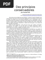 Dez Principios Conservadores Russel Kirk Traducao