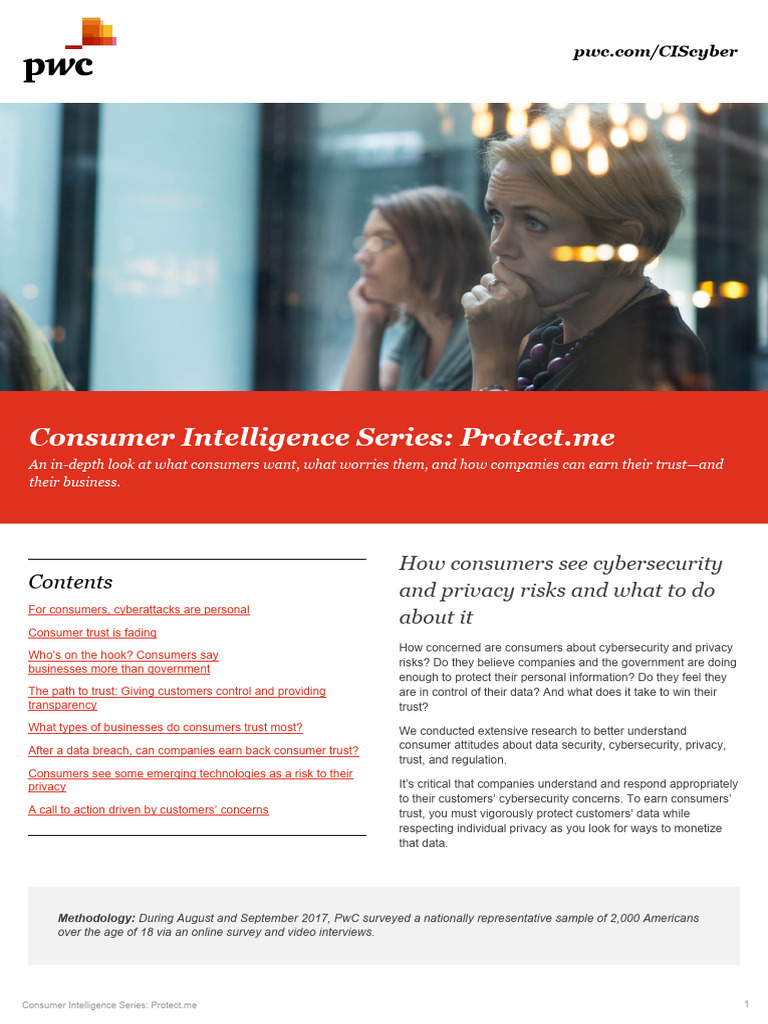 Consumer Trust in Cybersecurity | PDF | Computer Security | Security