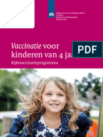 Folder Vaccinatie Voor Kinderen Van 4 Jaar