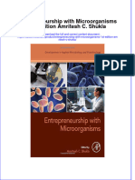 Download Entrepreneurship With Microorganisms 1St Edition Amritesh C Shukla online ebook  texxtbook full chapter pdf 