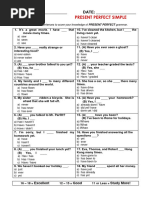 Test Formativ Present Perfect