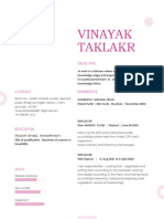 Vinayak Taklakr: Objective