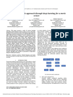 A Sentiment Analysis Approach Through Deep Learning For A Movie Review