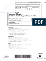 Biology: Pearson Edexcel