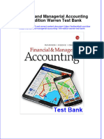 PDF Financial and Managerial Accounting 14Th Edition Warren Test Bank Online Ebook Full Chapter
