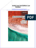 Download ebook Environmental Law 2Nd Edition Lee Godden online pdf all chapter docx epub 