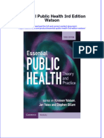 Essential Public Health 3Rd Edition Watson Online Ebook Texxtbook Full Chapter PDF