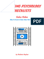Sales Video Checklist-New