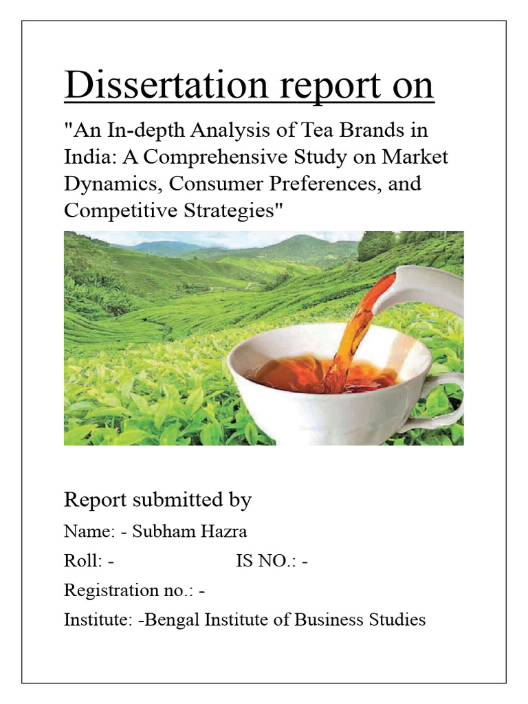 Dissertation Front Page | Download Free PDF | Methodology ...