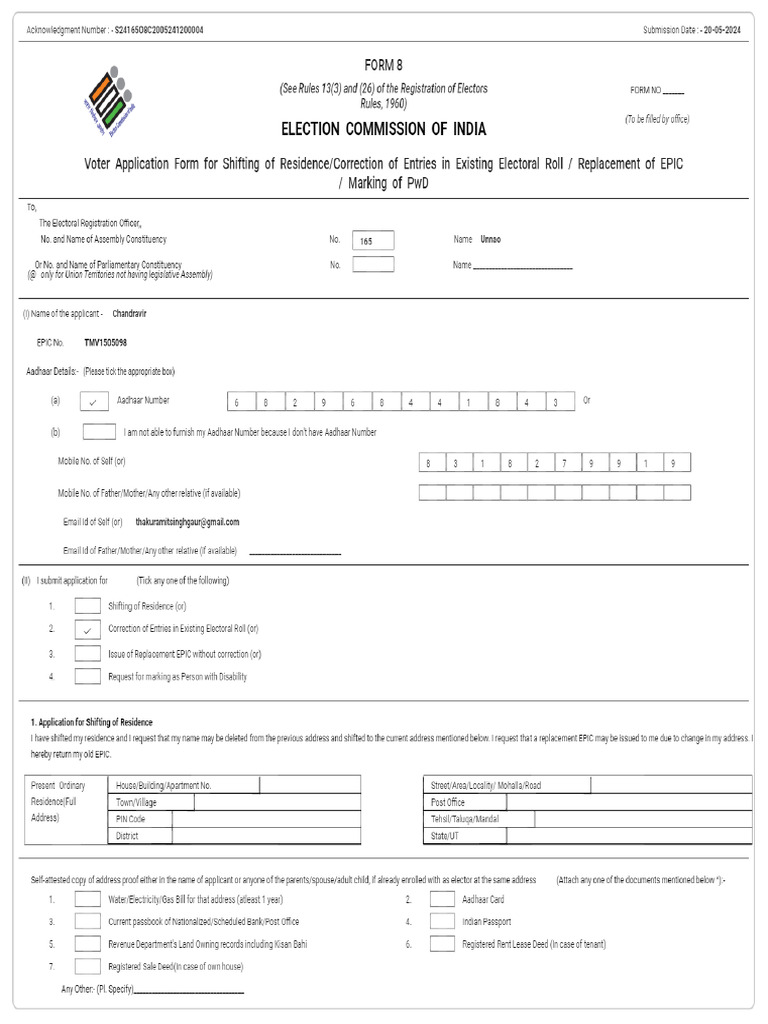 Form8 S24165O8C2005241200004 PDF | PDF