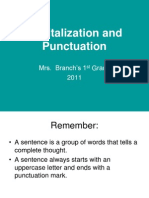 Capitalization and Punctuation Slide Show