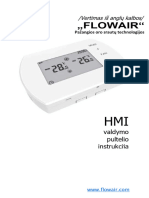 Flowair HMI Instrukcija LT