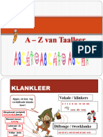 A-Z Van Afrikaans