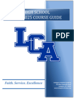 2024-2025 LCA High School Course Guide