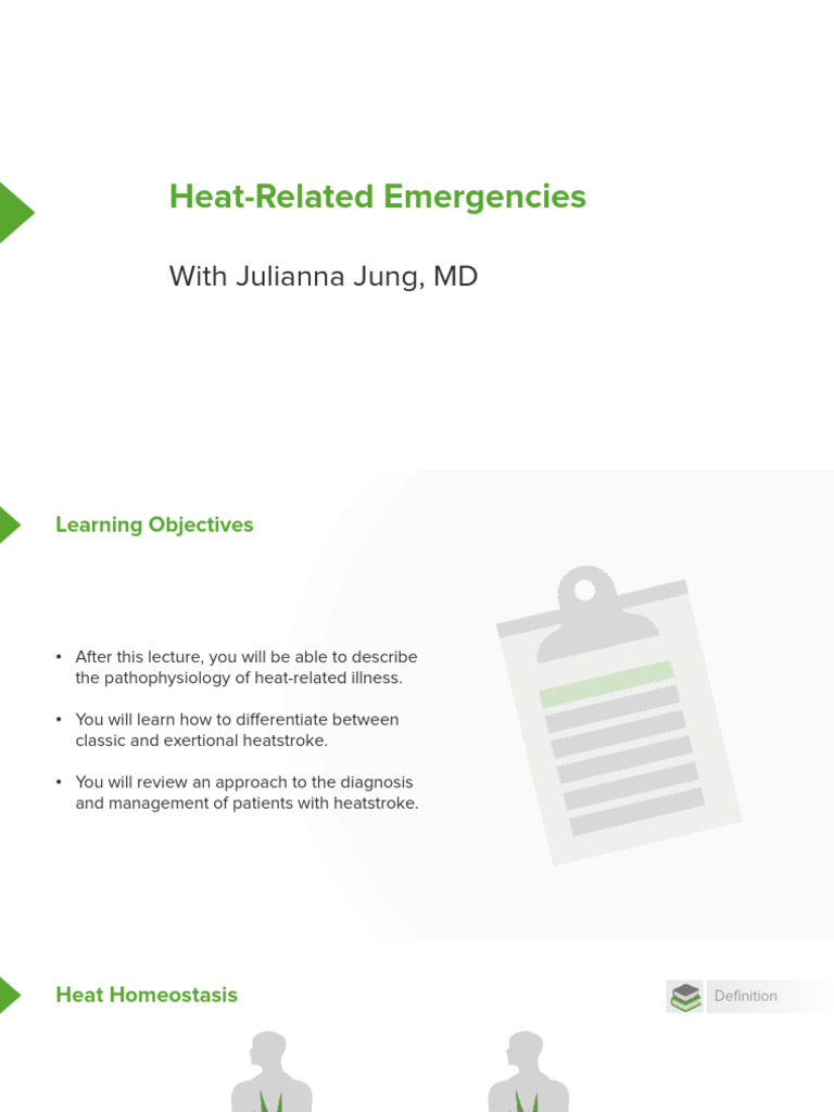 Emergency Medicine - Heat Illness | PDF | Hyperthermia | Heat Transfer