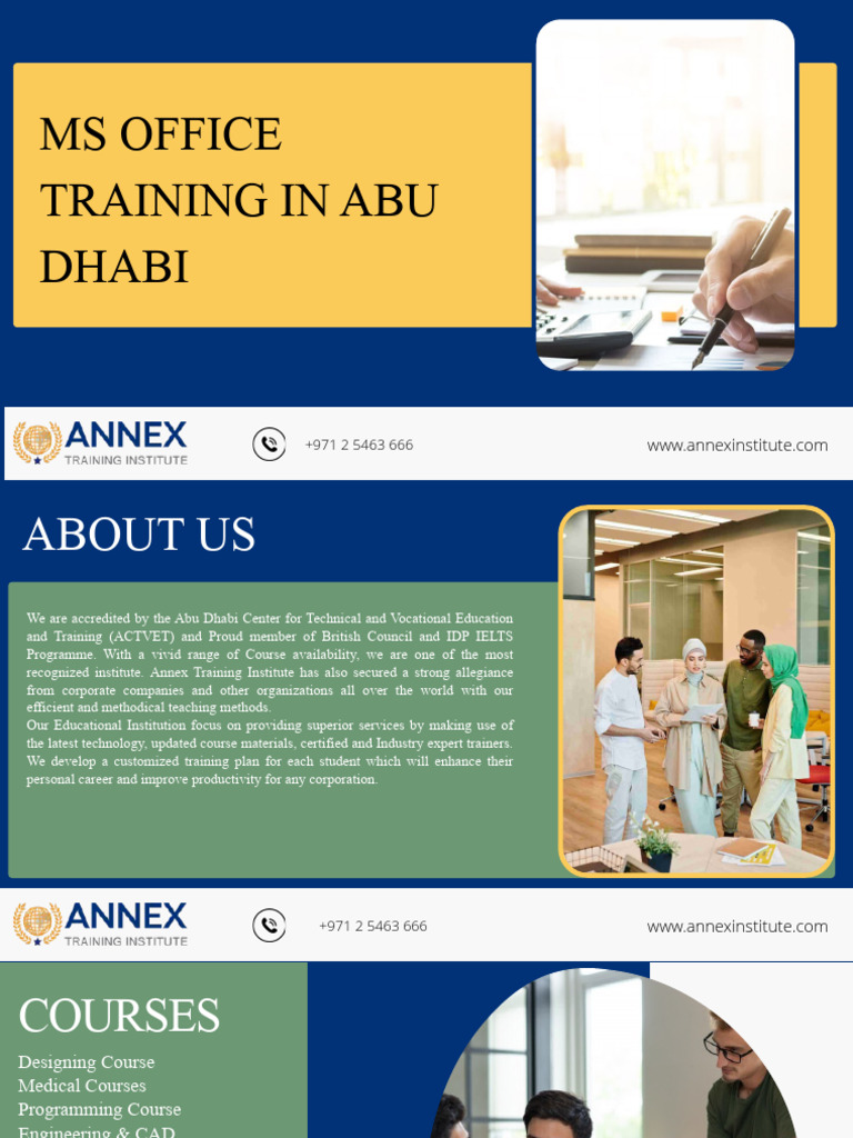 MS Office Training in Abu Dhabi | PDF