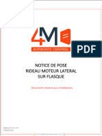 PDF - Notice de Pose Rideau Métallique Grille - Moteur Prise Directe Sur Flasque