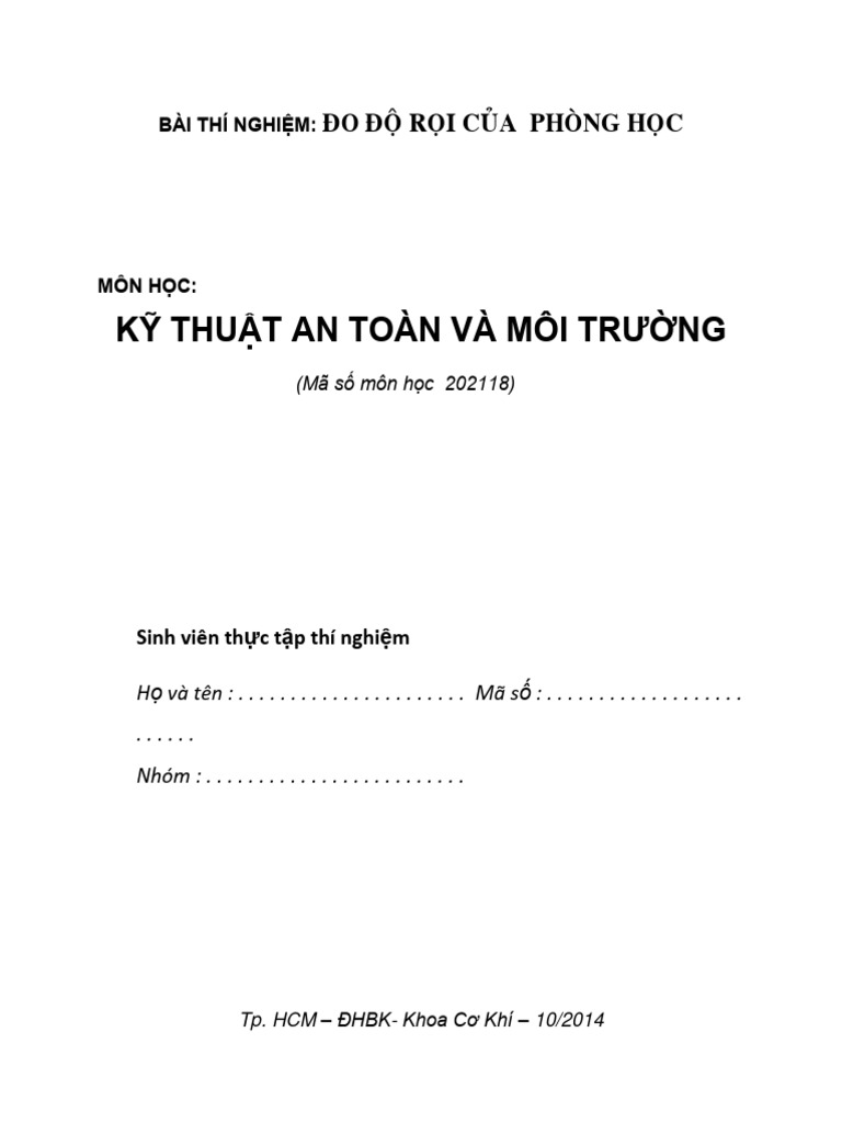 Bai 2 Thí nghiệm Đo độ rọi | PDF