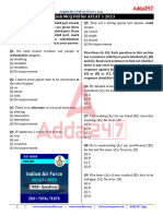 English MCQ PDF For AFCAT 1 2023