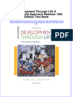 Download pdf Development Through Life A Psychosocial Approach Newman 12Th Edition Test Bank online ebook full chapter 