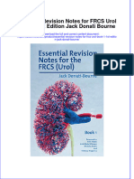 Essential Revision Notes For Frcs Urol Book 1 1St Edition Jack Donati Bourne Online Ebook Texxtbook Full Chapter PDF
