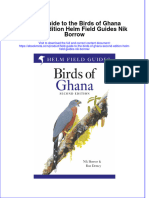 Ebook Field Guide To The Birds of Ghana Second Edition Helm Field Guides Nik Borrow Online PDF All Chapter