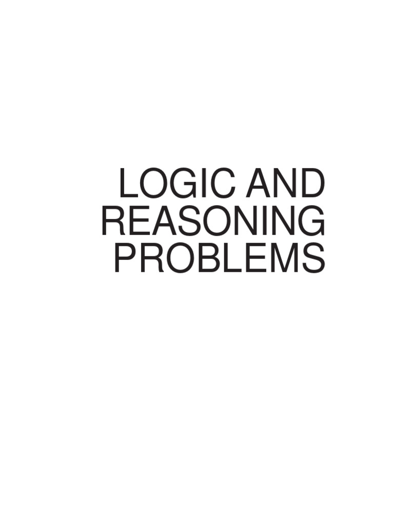 Logical Reasoning | PDF