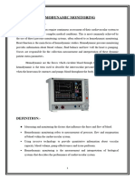 Hemodynamic Monitoring