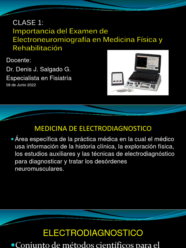 Clase 1 Conceptos Electrofisiolã Gicos | PDF | Electromiografia | Nervio