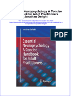Ebook Essential Neuropsychology A Concise Handbook For Adult Practitioners Jonathan Deright Online PDF All Chapter