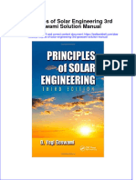 PDF Principles of Solar Engineering 3Rd Goswami Solution Manual Online Ebook Full Chapter