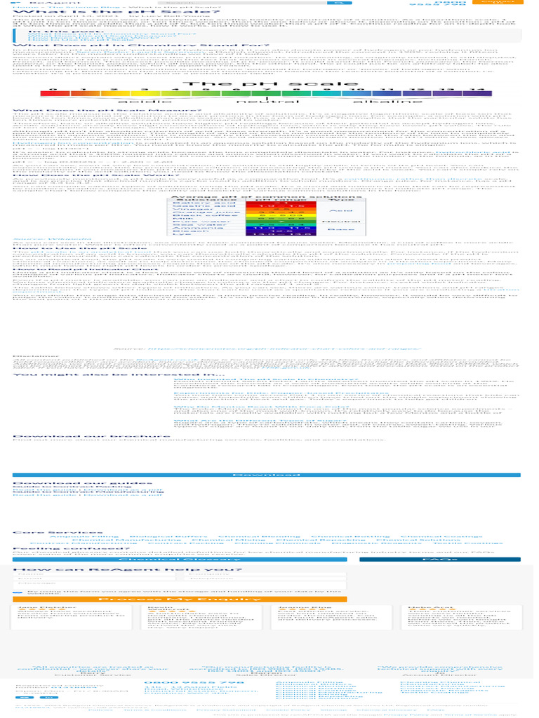 What Is The Ph Scale Pdf Ph Acid