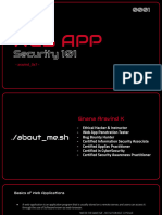 WebApp Security