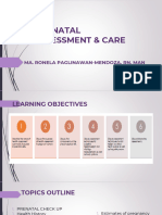 LLC MCN 4 Prenatal Assessment and Care