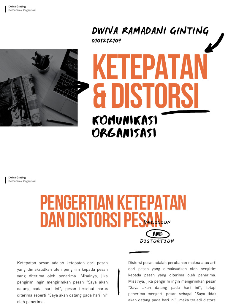 Faktor Distorsi dalam Komunikasi Organisasi | PDF