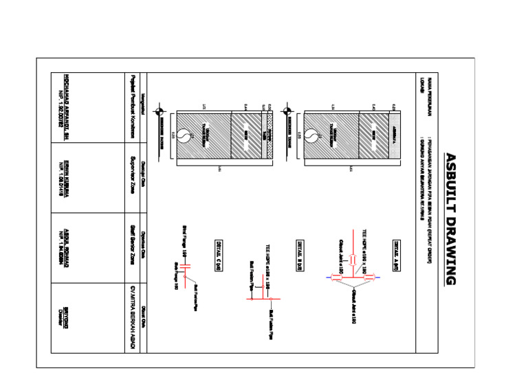 Contoh Detail Asbuilt | PDF
